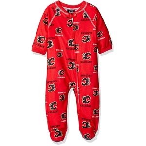 NHL Boys Calgary Infant Team Logo Coverall